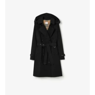 Mid-Length Taffeta Kensington Trench Coat