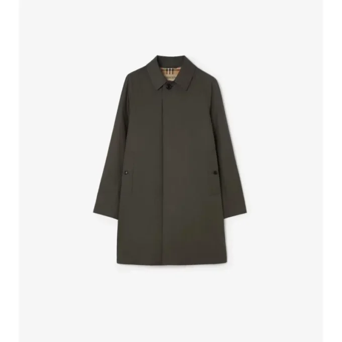 Mid-Length Tropical Gabardine Camden Car Coat