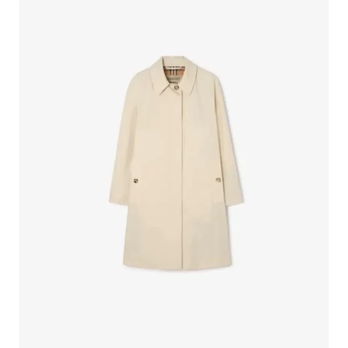 Mid-Length Tropical Gabardine Camden Car Coat