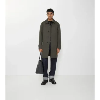 Mid-Length Tropical Gabardine Camden Car Coat
