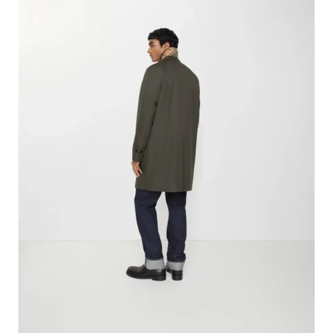 Mid-Length Tropical Gabardine Camden Car Coat