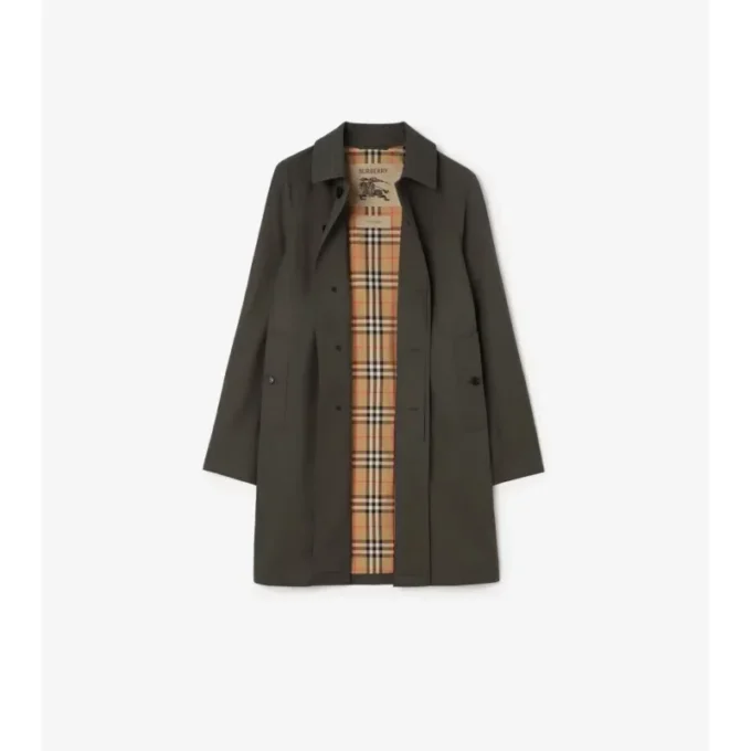Mid-Length Tropical Gabardine Camden Car Coat