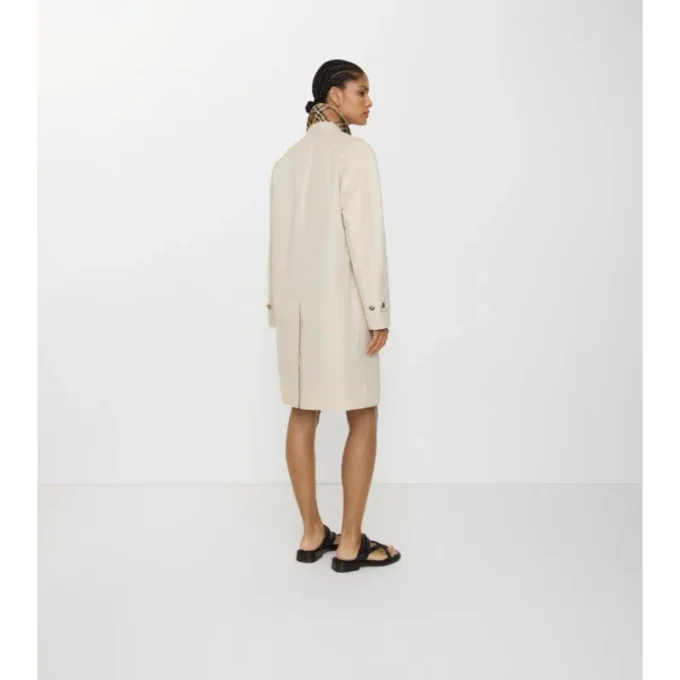 Mid-Length Tropical Gabardine Camden Car Coat