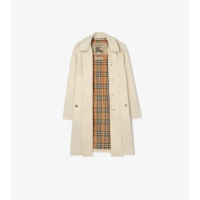 Mid-Length Tropical Gabardine Camden Car Coat