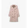 Mid-Length Tropical Gabardine Kensington Trench Coat
