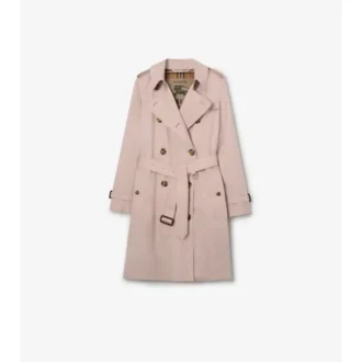 Mid-Length Tropical Gabardine Kensington Trench Coat
