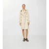 Mid-Length Tropical Gabardine Kensington Trench Coat