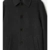 Mid-Length Wool Car Coat