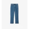 Mid-Rise Straight Jeans