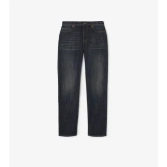 Mid-Rise Straight Jeans