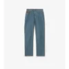 Mid-Rise Straight Jeans