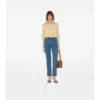 Mid-Rise Straight Jeans