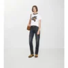 Mid-Rise Straight Jeans