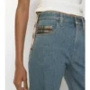 Mid-Rise Straight Jeans