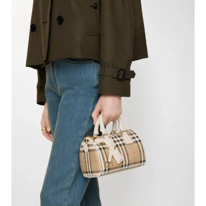 Mini Check Bowling Bag