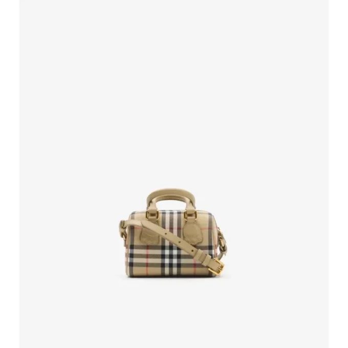 Mini Check Bowling Bag