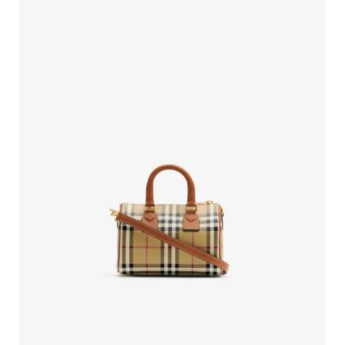 Mini Check Bowling Bag