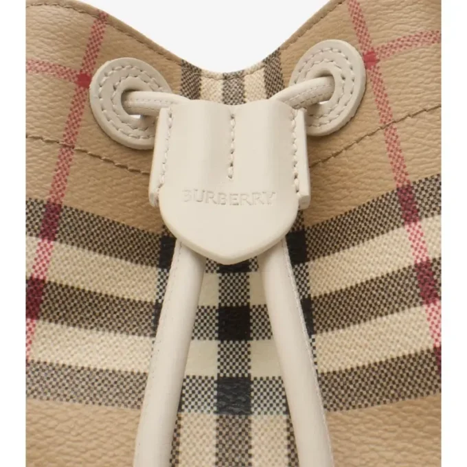 Mini Check Bucket Bag