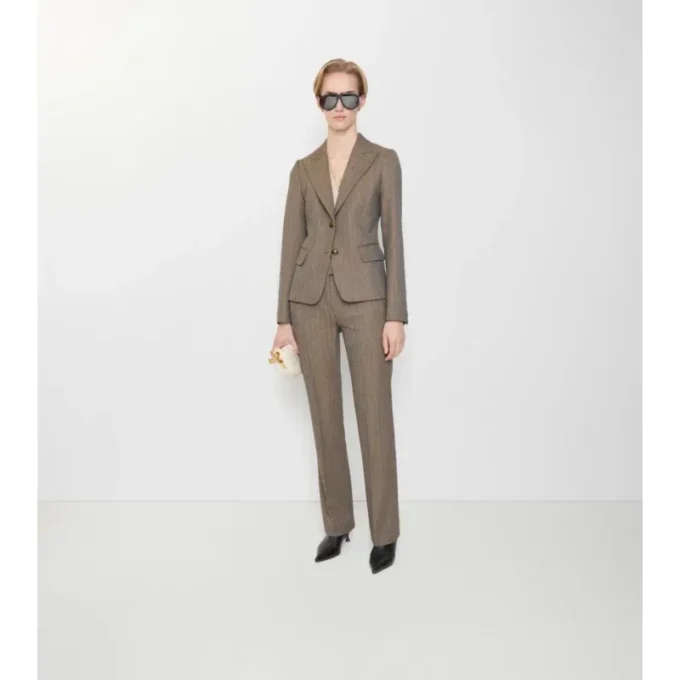 Moulina Wool Tailored Trousers