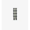 Narrow Check Alpaca Wool Blend Scarf
