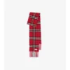 Narrow Check Cashmere Scarf