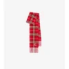 Narrow Check Cashmere Scarf