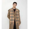Narrow Check Cashmere Scarf