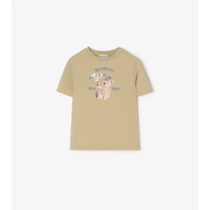 New York Bear Cotton T-Shirt
