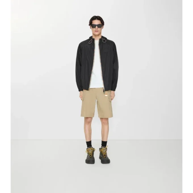 Nylon Cargo Shorts
