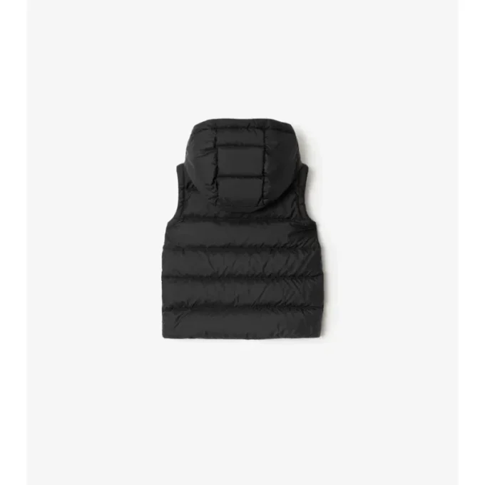Nylon Hooded Puffer Gilet