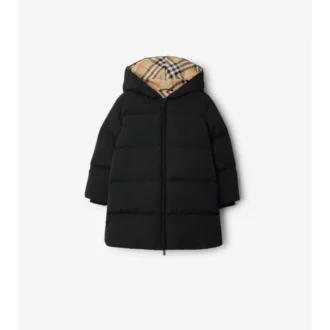 Nylon Puffer Coat