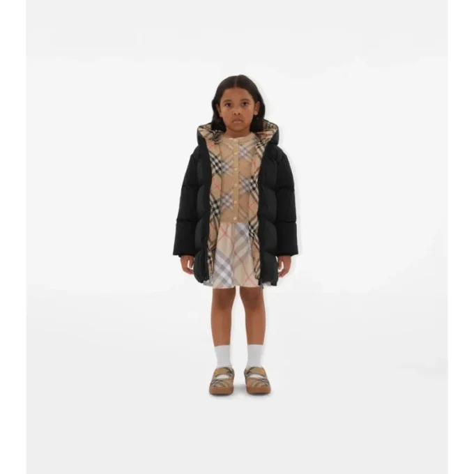 Nylon Puffer Coat