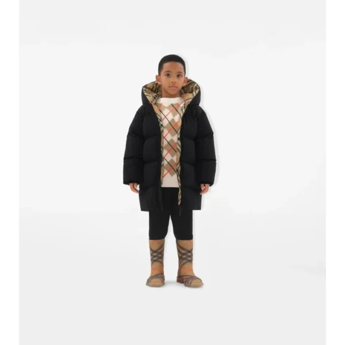 Nylon Puffer Coat