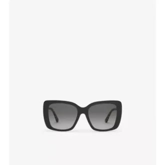 Oversized Check Square Sunglasses