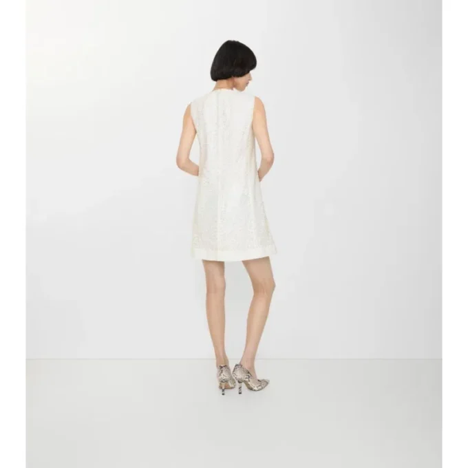 Paisley Lace Shift Dress