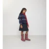 Pleated Cotton Blend Skirt