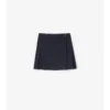 Pleated Stretch Nylon Mini Skirt