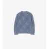 Pointelle Knit Cotton Cardigan