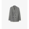 Puppytooth Check Wool Tailored Jacket