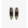 Python-Print Leather Dame High Pumps 