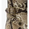 Python-Print Leather Ledger Boots 