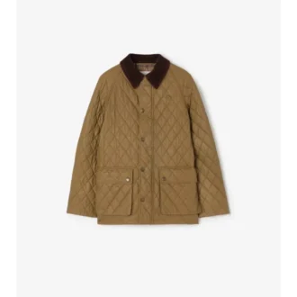 Quilted Coated Cotton Barn Jacket