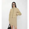 Quilted Gabardine Bomber Jacket