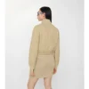 Quilted Gabardine Bomber Jacket