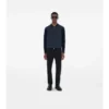 Quilted Nylon and Wool Jacket