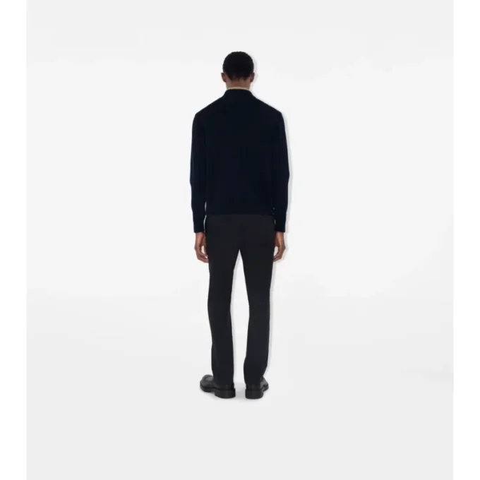 Quilted Nylon and Wool Jacket