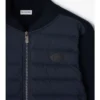 Quilted Nylon and Wool Jacket