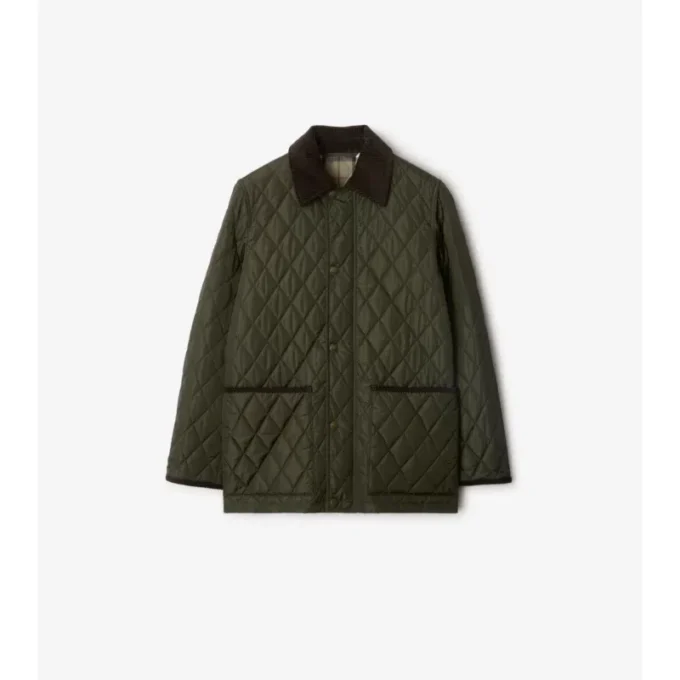 Quilted Nylon Barn Jacket