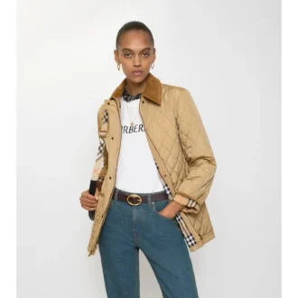 Quilted Nylon Barn Jacket