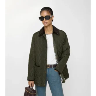 Quilted Nylon Barn Jacket